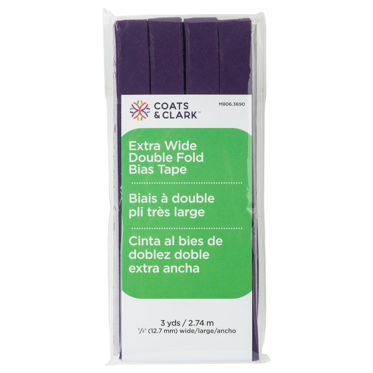Coats & Clark™ Extra Wide Double Fold Bias Tape